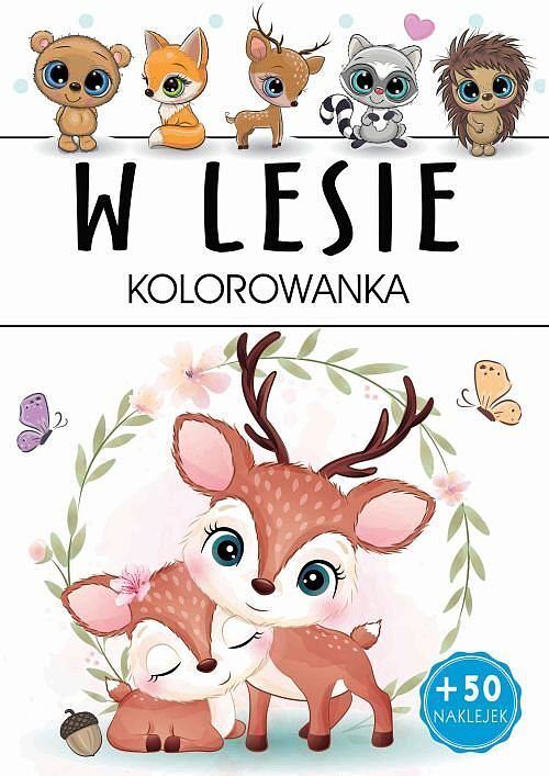 W lesie - kolorowanka
