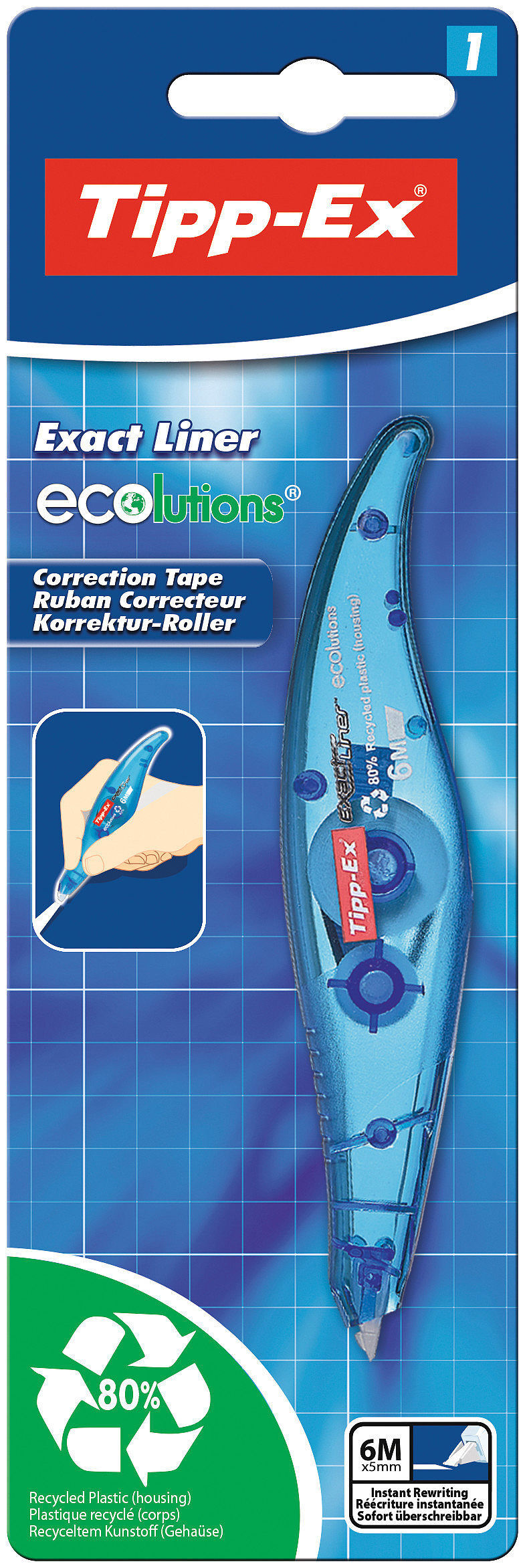 Korektor tipp-ex exact liner ecolutions 1 szt blister