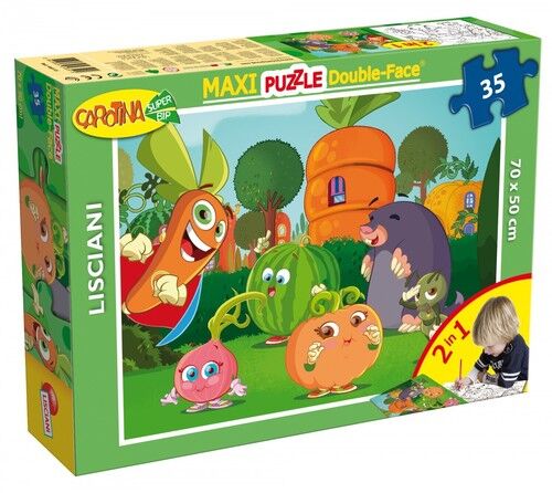 Puzzle dwustronne maxi Carotina 35