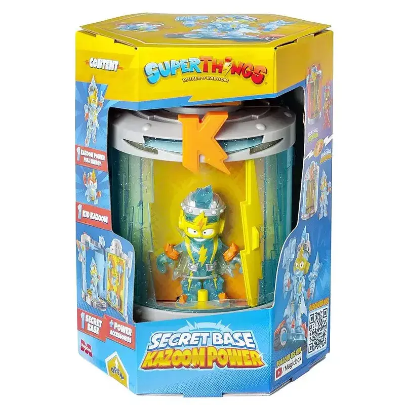 Superthings s playset 1x6 secret base kazoom power
