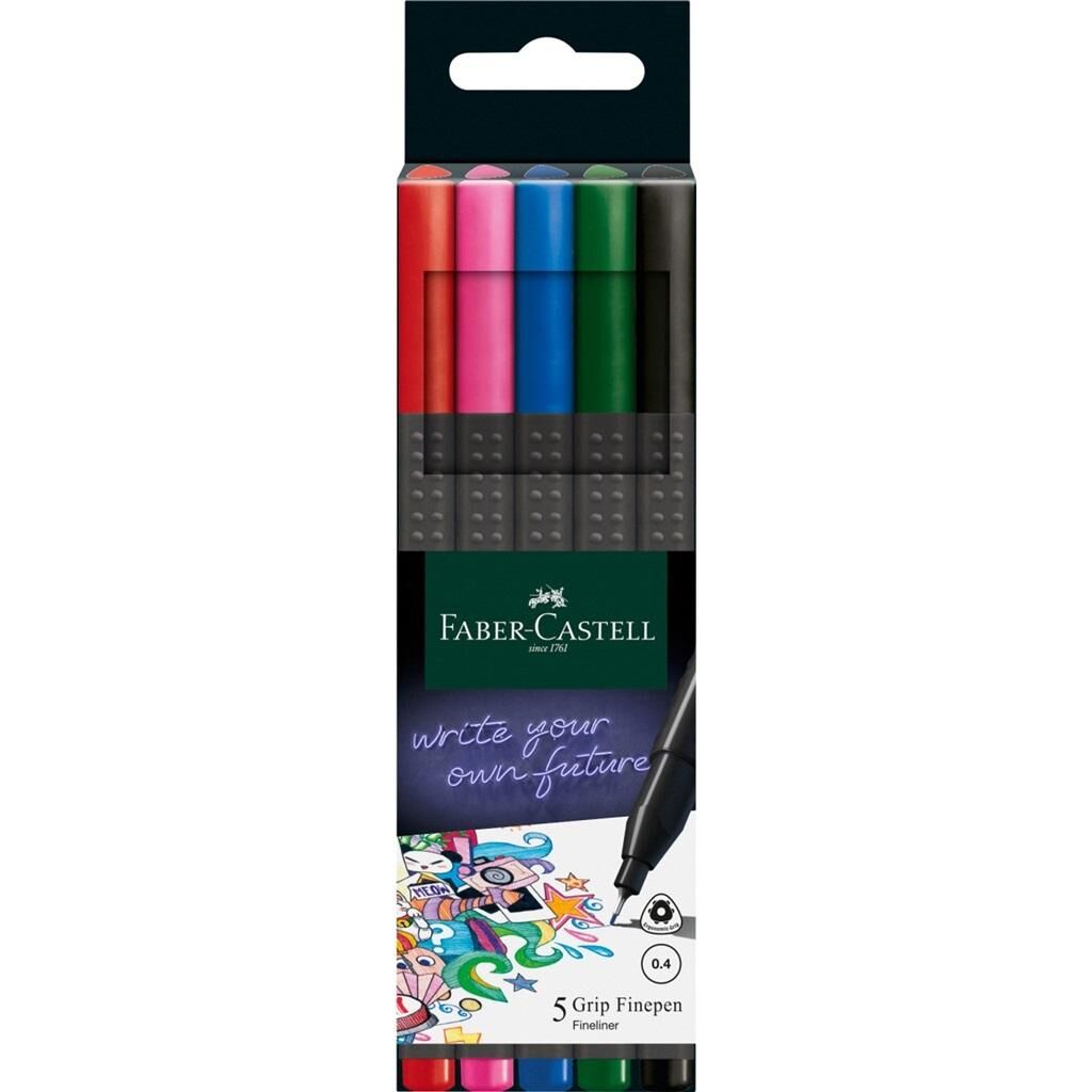 Cienkopisy Faber-Castell, 5 szt.
