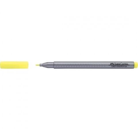 Cienkopis Faber-Castell Grip Finepen - żółty jasny (151606)