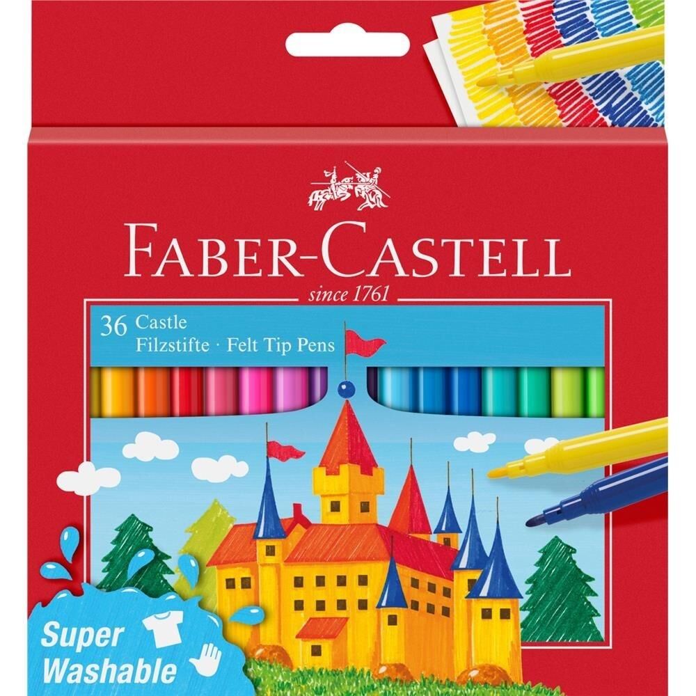 Flamastry Faber-Castell Zamek, 36 kolorów (554203 FC)