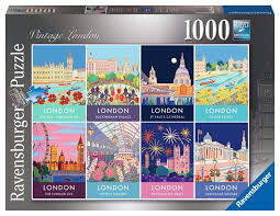 Puzzle 1000 Vintage Londyn