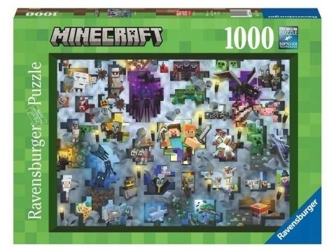 Ravensburger, Puzzle 1000: Minecraft Challenge