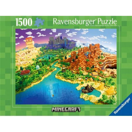 Ravensburger, Puzzle 1500: World of Minecraft