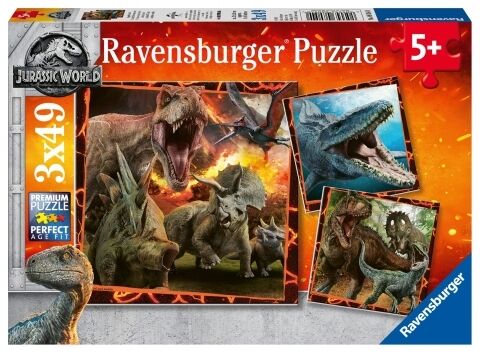 Puzzle 3x49 Jurajski świat 2