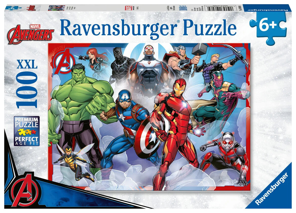 Puzzle 100 Avengers - Zgromadzenie rysunkowe xxl