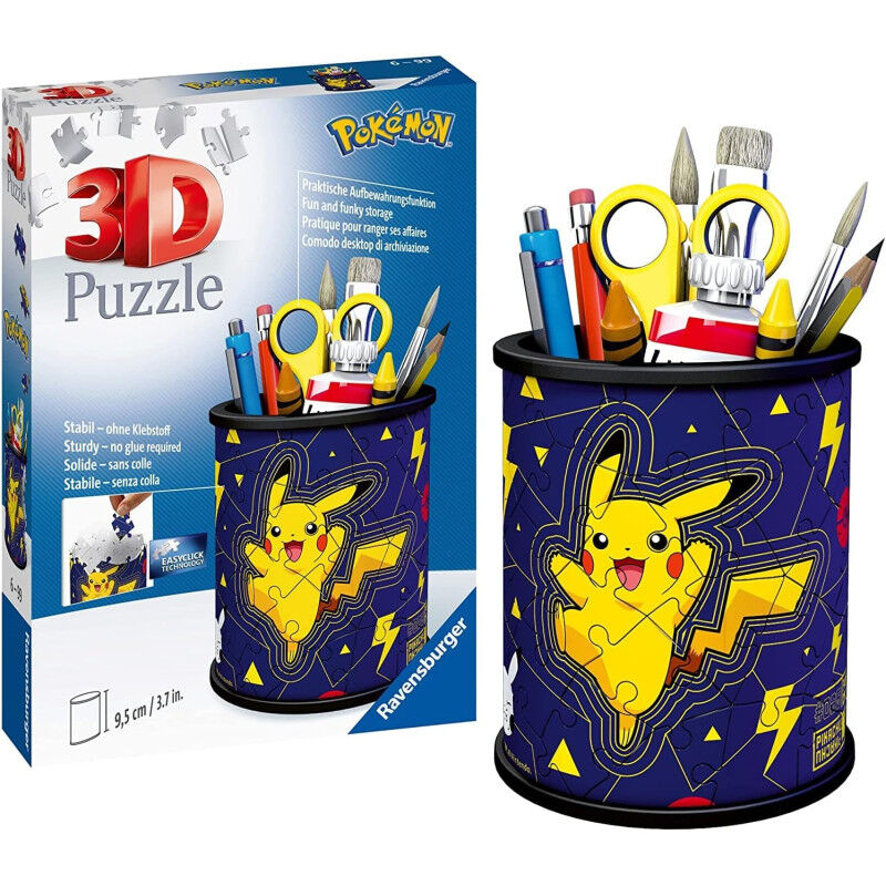 Puzzle 3D 54 Przybornik Pikachu