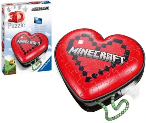 Puzzle 3D 54 Serce Minecraft