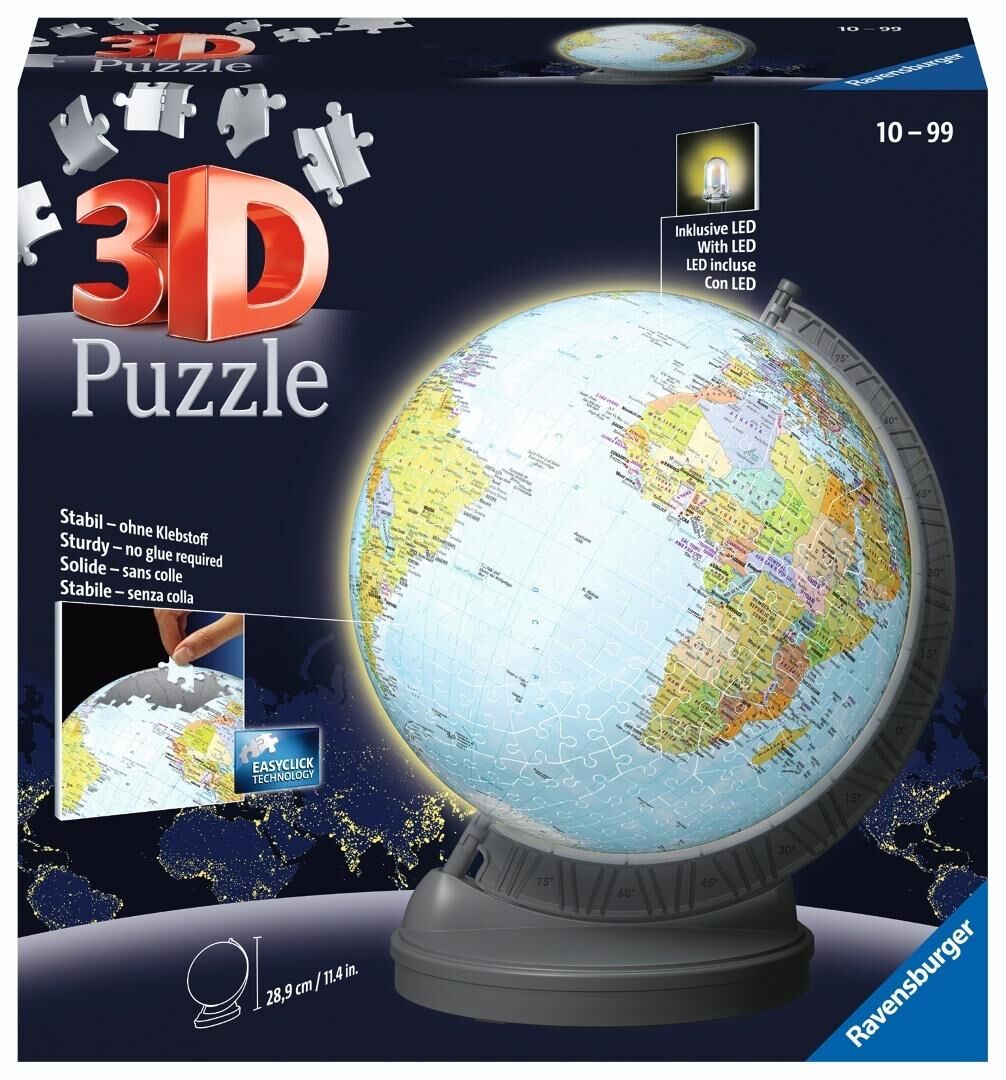 Puzzle 3D Children`s Globe - Night