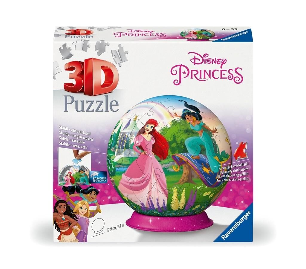 Puzzle 3D Kula: Księżniczki Disney`a