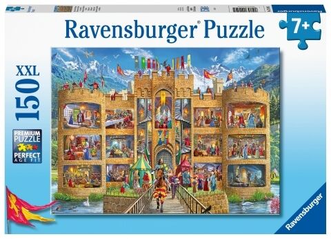 Puzzle 150 Widok na zamek rycerski XXL