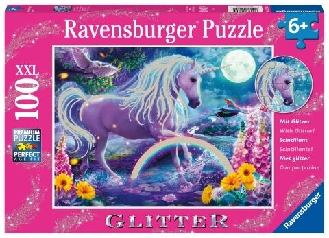 Puzzle 100 Brokatowy jednorożec
