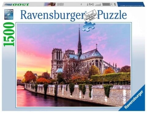 Ravensburger, Puzzle 1500: Malownicze Notre Dame (16345)