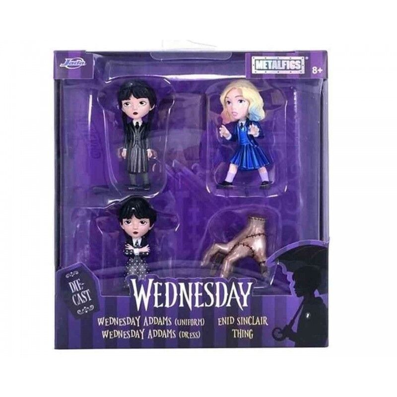 Wednesday Metal Figurki 4Pak 6,5cm