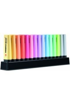 Zestaw zakreślaczy - Stabilo Boss Pastel, 15 kolorów (7015-02-5)