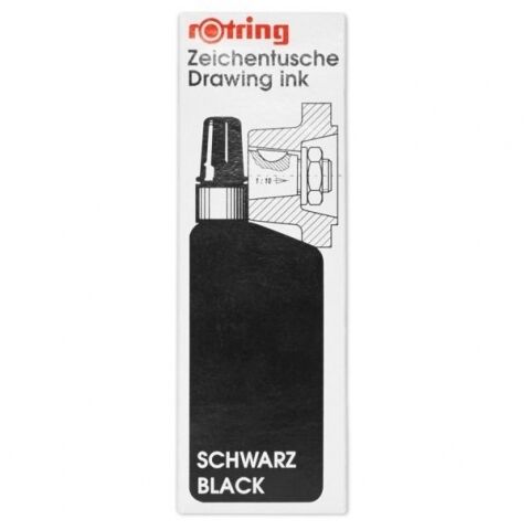 Tusz kreślarski Rotring 23ml - czarny (S0194660)