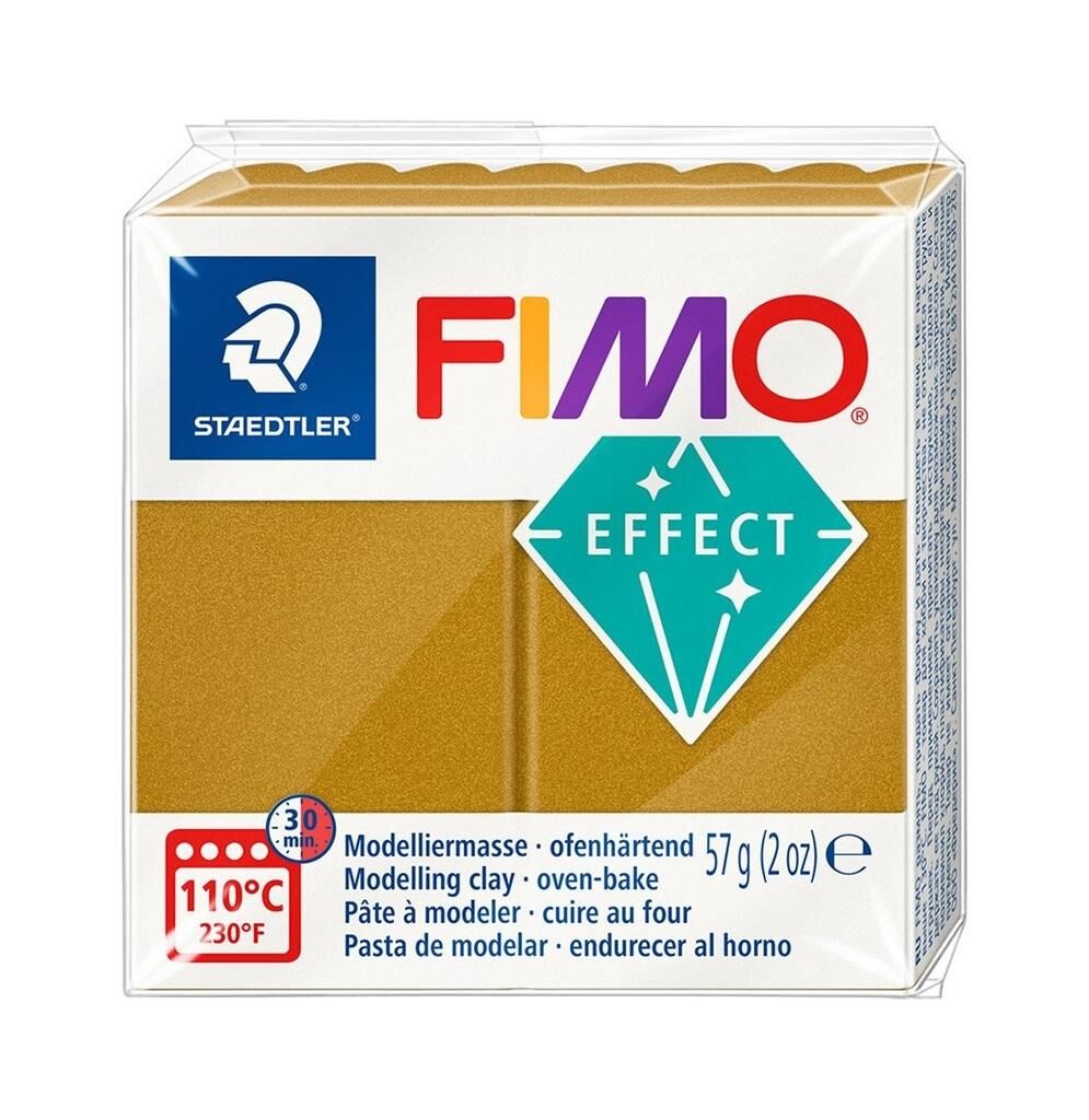 Masa termoutwardzalna Fimo 57g złoty metaliczny