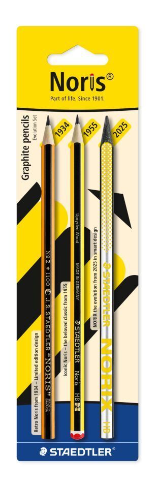 Ołówek Staedtler Noris 122, 3 szt. HB (S61BK3)