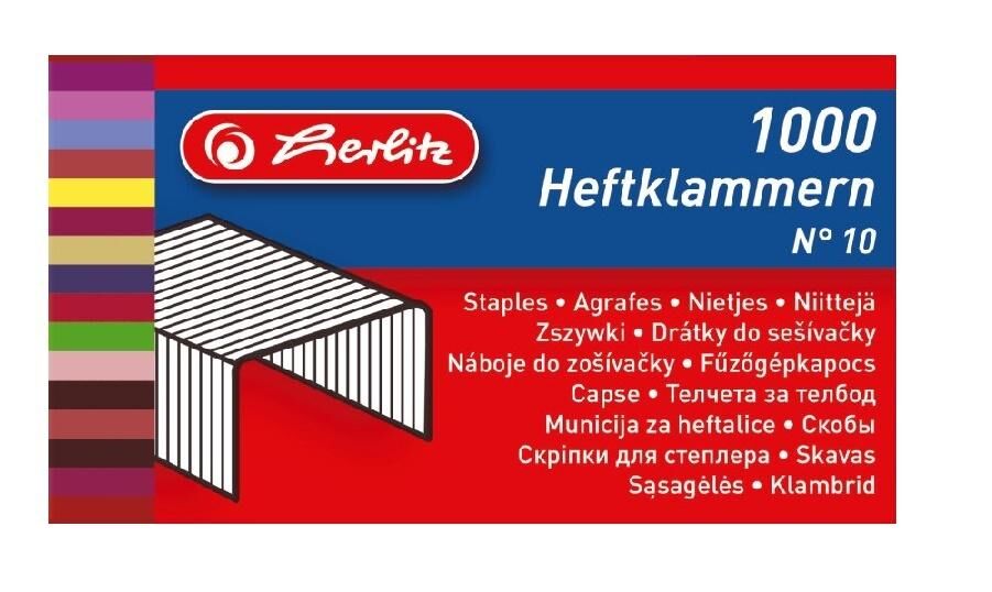 Zszywki Herlitz nr 10, 1000 szt. (8760613)