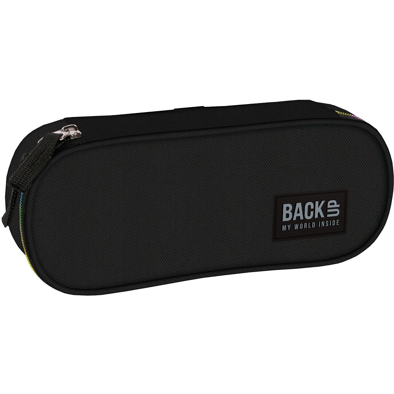 Piórnik owalny Backup czarny PB8A56R