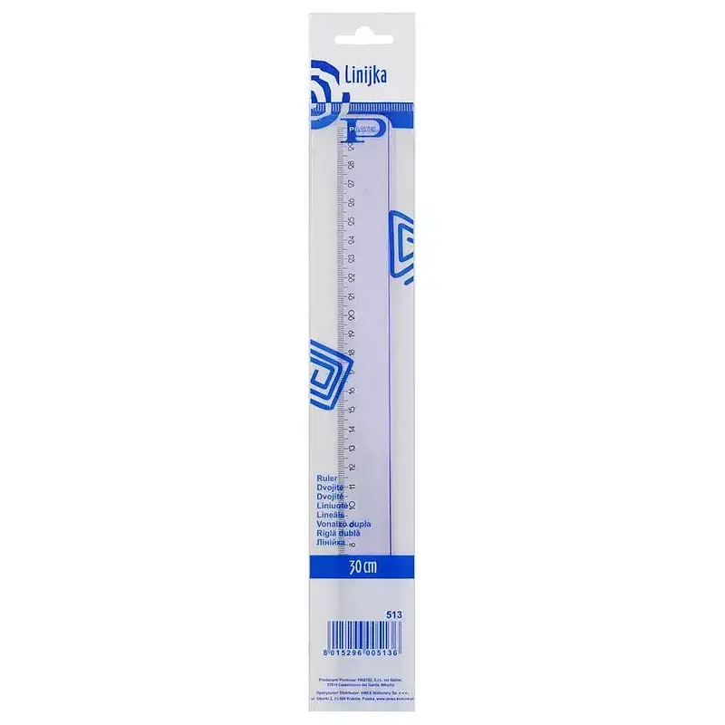 Linijka pratel 30cm. 1szt. Etui