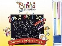 Bawię się i uczę. Zabawa z tablicą i kredą. Biblia przedszkolaka