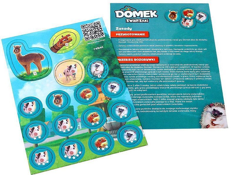 Gra domek zwierzaki dodatek