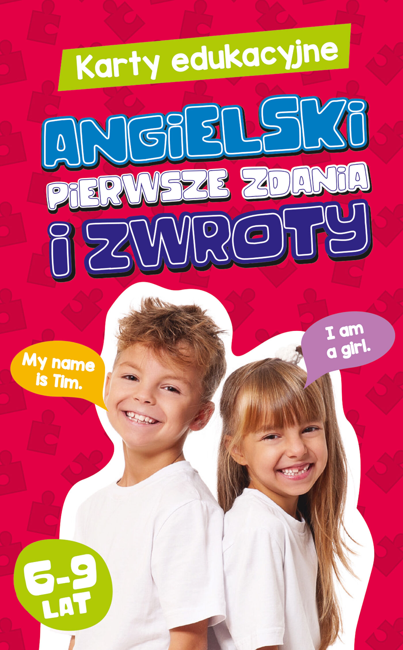 Karty edukacyjne. Angielski Pierwsze zdania i zwroty