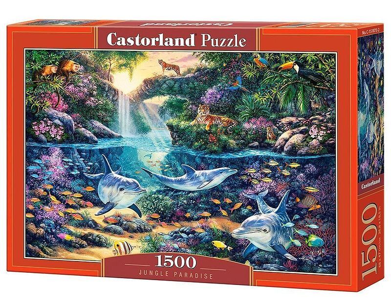 Puzzle 1500 dżunglowy raj