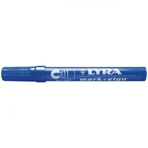 Marker permanentny MARK+SIGN fine 1-4mm blue
