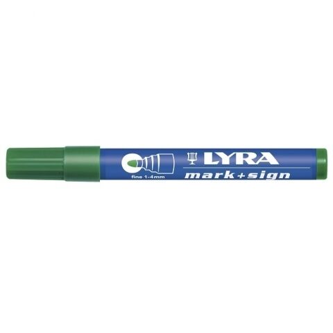Marker permanentny MARK+SIGN fine 1-4mm zielony