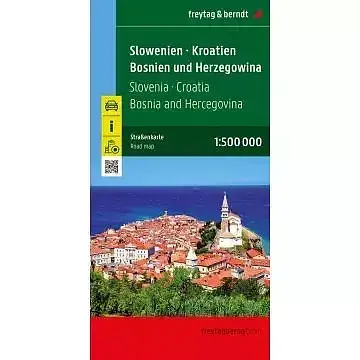 Mapa słowenia chorwacja bośnia i hercegowina 1:500 000 fb