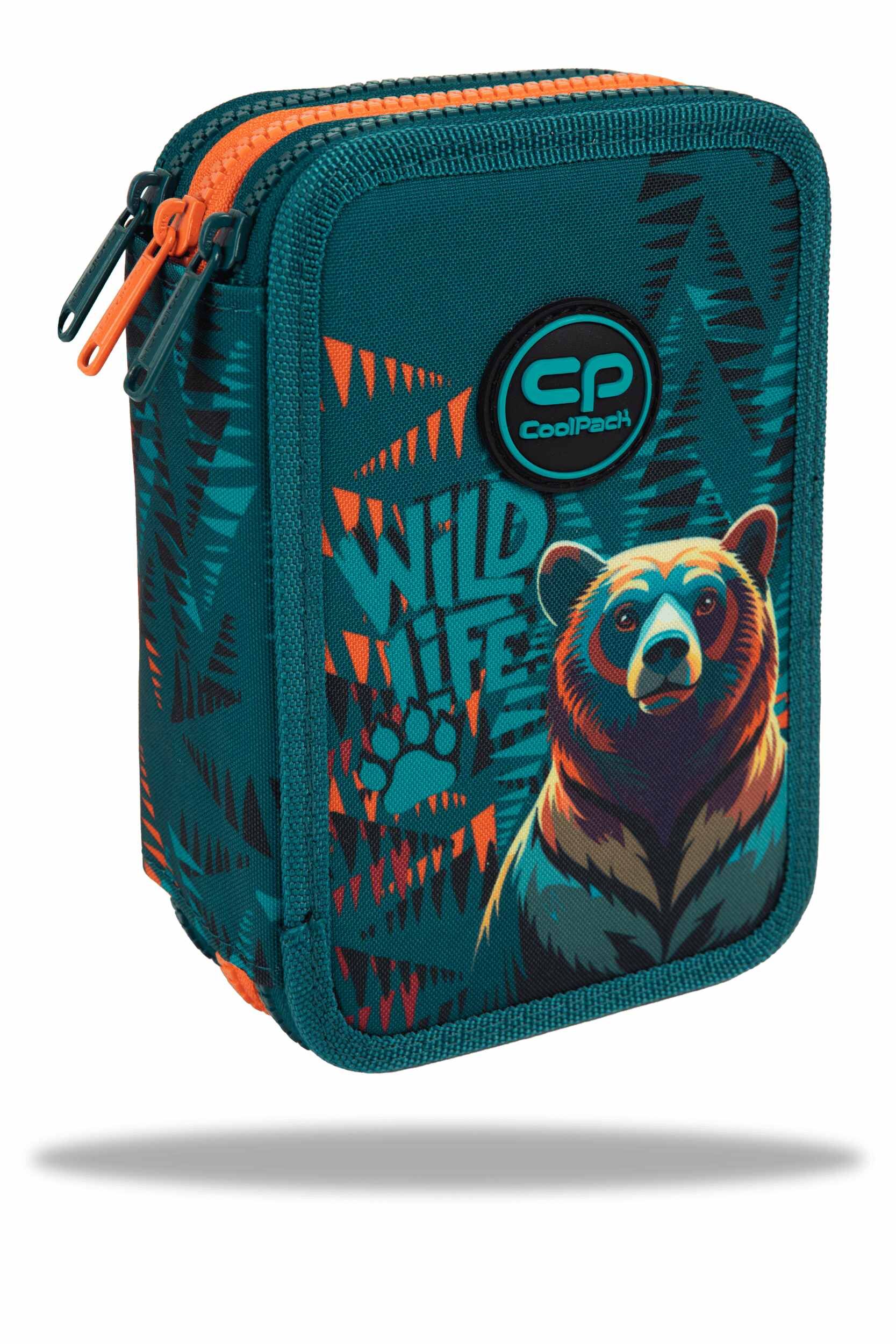 Piórnik potrójny z wyposażeniem Coolpack Jumper 3 Bear