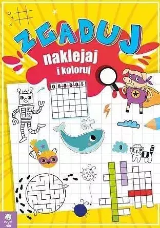 Zgaduj naklejaj i koloruj