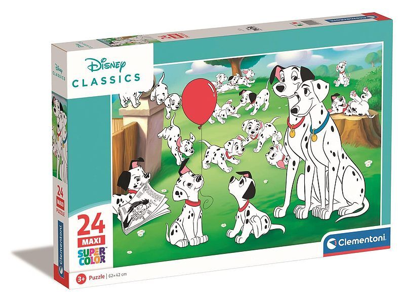 Puzzle 24 maxi super kolor disney animals 24245