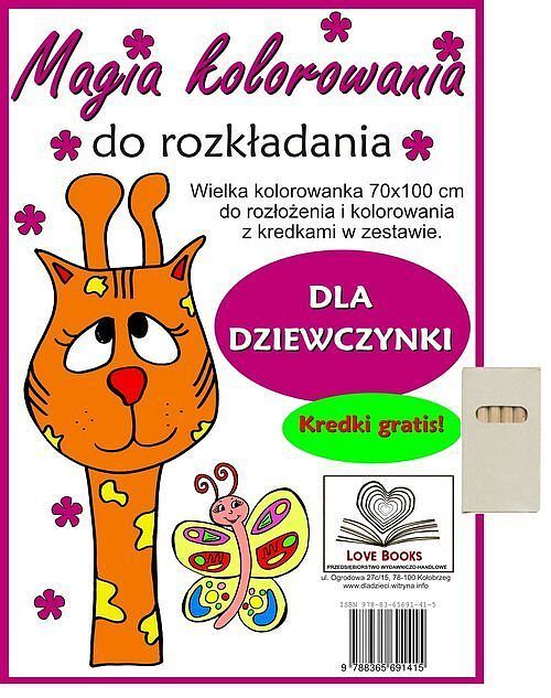Magia kolorowania dla dziewczynki