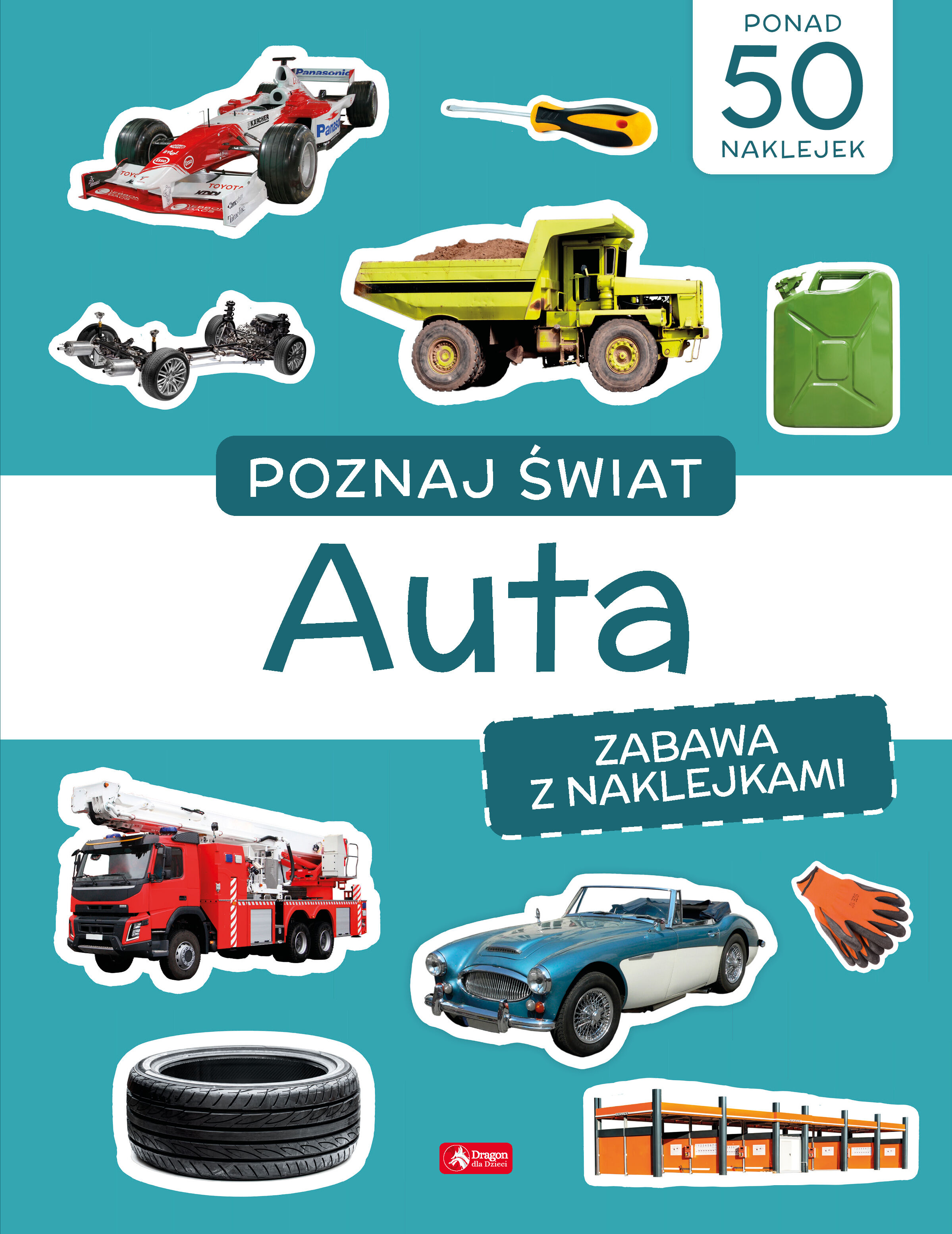 Poznaj świat. Zabawa z naklejkami. Auta