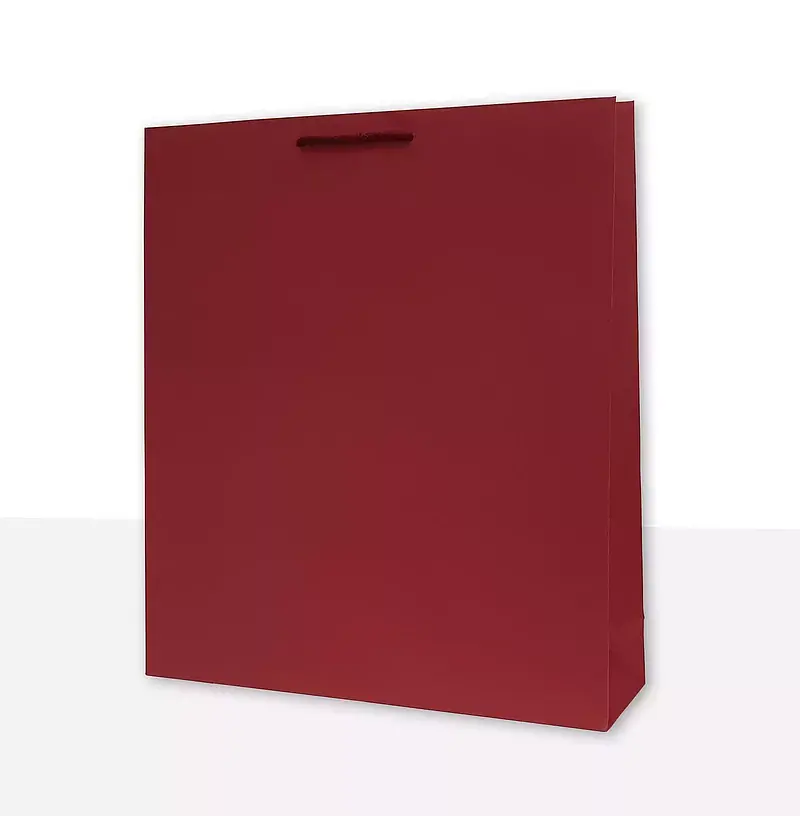 Torebka prezentowa jednobarwna t9 bordo 10 sztuk