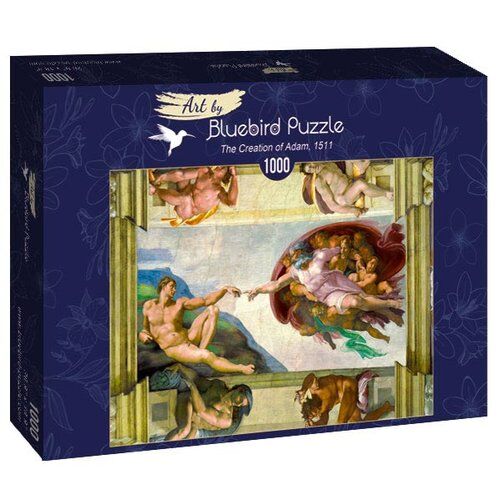 Puzzle 1000 Stworzenie Adama Michał Anioł, 1511