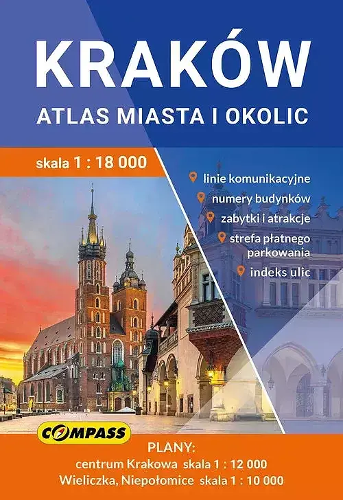 Przewodnik Kraków - atlas miasta i okolic