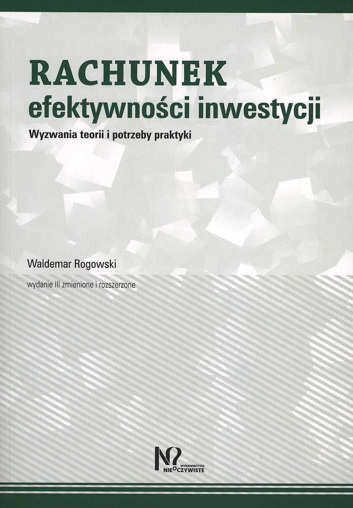 Rachunek efektywności inwestycji