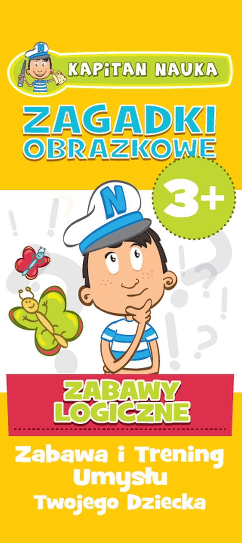 Kapitan Nauka Zagadki obrazkowe Zabawy logiczne 3+ (od 3lat)