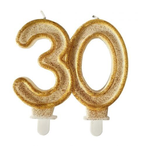 Świeczka urodzinowa '30"
