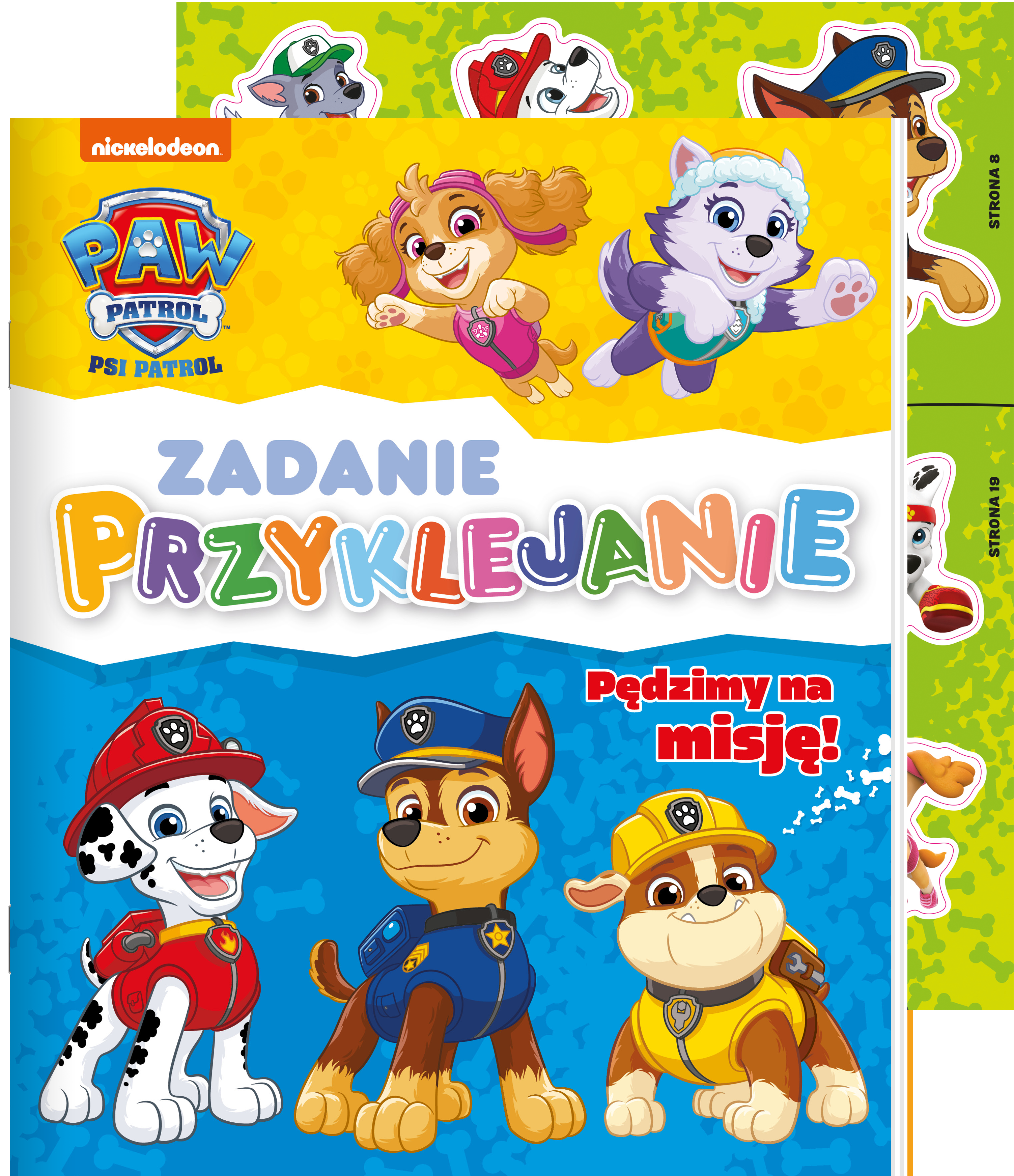 Psi Patrol. Zadanie przyklejanie
