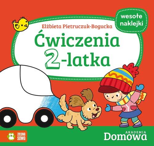 Ćwiczenia 2-latka akademia domowa + naklejki