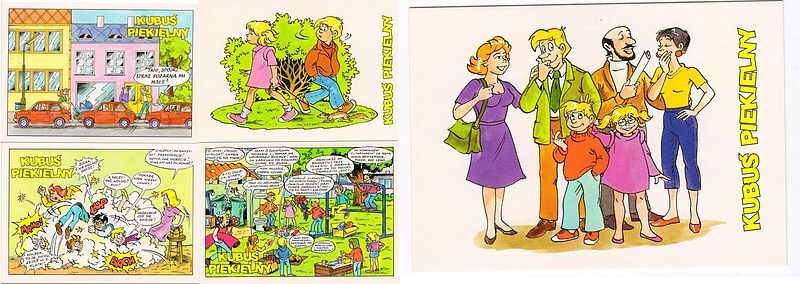 Szarlota Pawel. Zestaw pocztówek - Kubuś Piekielny