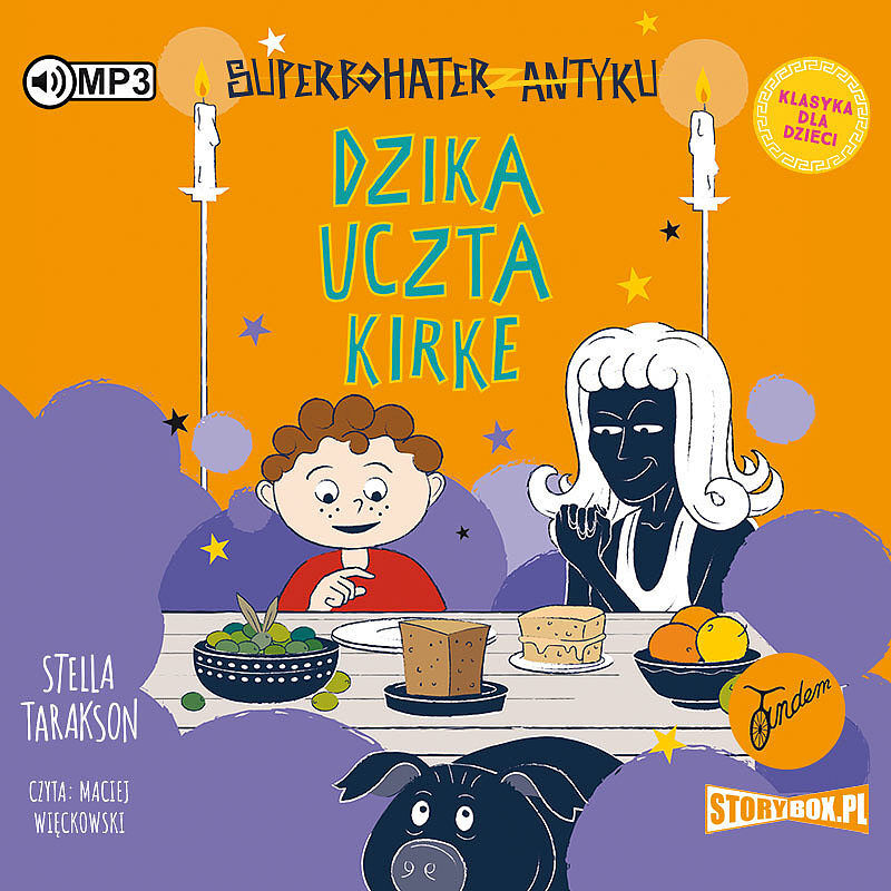 Superbohater z antyku Tom 7 Dzika uczta Kirke (audiobook CD)