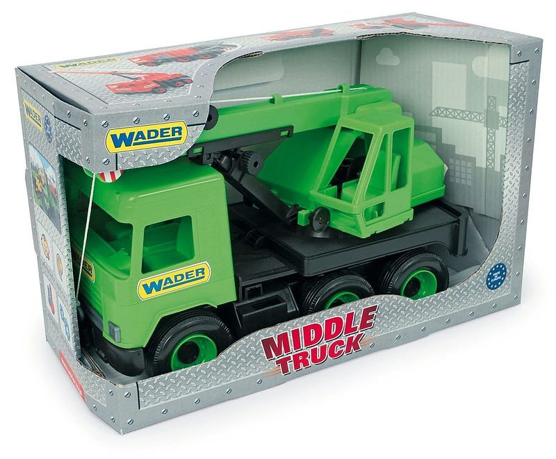 Dźwig zielony middle truck 32102